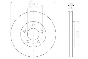Tarcze Hamulcowe Mintex 4721820ac 4721820af 507306