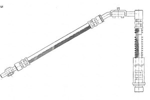 Przewód Hamulcowy Giętki Rover 100 90-99 A.b.s.