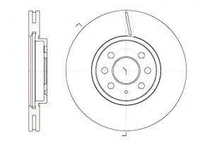 Tarcze Hamulcowe 2szt 280x25 V 4-otw Opel Astra H