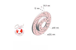 Tarcze Hamulcowe 2szt Audi A4 00-08 Tył 1.8t-3.0 Z