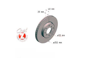 Tarcze Hamulcowe 2szt Suzuki Swift Iii 05- Zimmerm