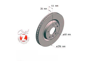 Tarcze Hamulcowe 2szt Nissan Qashqai 13- Zimmerman