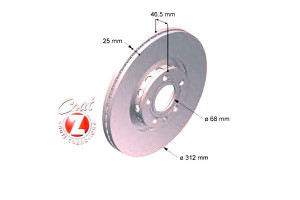 Tarcze Hamulcowe 2szt Audi A6 97-04 Zimmermann