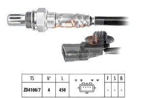 Sonda Lambda Facet 8201035691 6001549060 H77002741