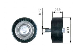 Rolka Prowadząca Pasek Mercedes C (c204) C T-model