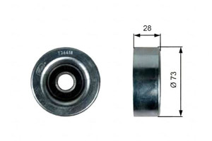 Rolka Prowadząca Pasek Mazda 2 3 1.3-1.6 10.03- Ga