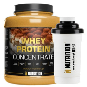 N-Nutrition Whey Protein Koncentrat Białko 1000g Tiramisu Shaker