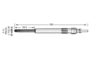 Świeca Żarowa Vw Tdi 2,5 Ngk
