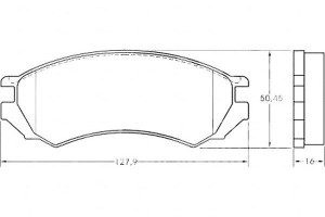 Klocki Hamulcowe Nissan Primera 90-96 A.b.s.