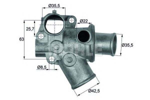 Termostat Alfa Romeo Fiat Lancia Behr