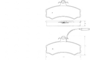 Klocki Hamulcowe Fiat Ducato 82-94 A.b.s.