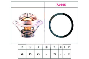 Termostat Renault 76c Master Eps