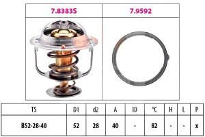 Termostat Mazda 323 626 Mpv Mx6 1.8 2.0 Mazda Prem