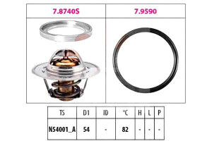 Termostat Facet 1880740 580740