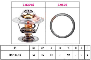Termostat Facet 117288350 Th575092j 1880396 580396