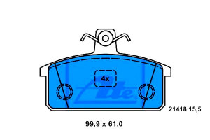 Klocki Hamulcowe Iveco Massif 3.0d 10.08-02.11 Ate