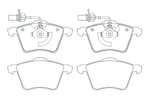 Klocki Hamulcowe Vw Przód T4 05 97 16 Breck