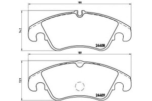 Klocki Hamulcowe Ford C-max Brembo