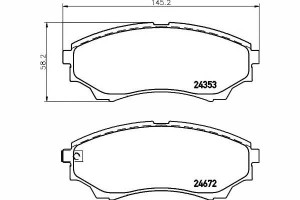 Klocki Hamulcowe Ford Przód Ranger 06- Textar