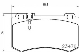 Klocki Hamulcowe Mercedes Tył W220 C215 R230 02- T
