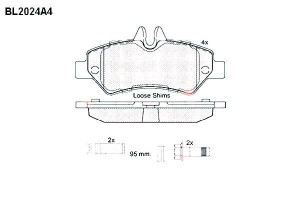Klocki Hamulcowe Mercedes Sprinter Vw Crafter 19mm