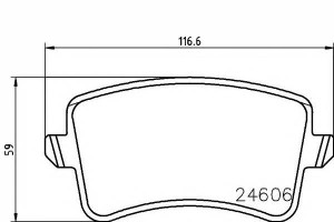 Klocki Hamulcowe Vw Tył A4 A5 Q5 07- 2,0-4,0 Quatt