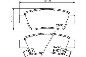 Klocki Hamulcowe Hella Pagid 43022swwg03 43022swwg