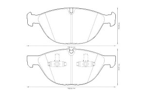 Klocki Hamulcowe Ceramiczne Bmw X5 (e70) X6 (e71 E
