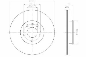 Tarcze Hamulcowe 2szt Vw Przód T4 98- Textar