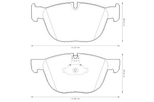 Klocki Hamulcowe Ceramiczne Bmw X5 (e70) X5 (f15 F