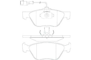 Klocki Hamulcowe Alfa Romeo 166 Lancia Kappa 2.0-3