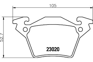 Klocki Hamulcowe Mintex 4214210 34200220 A000 A00