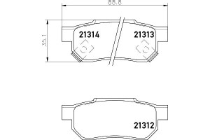 Klocki Hamulcowe Mintex 06022sp8000 43022sd2930 43