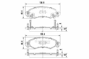Klocki Hamulcowe Subaru Justy Iii (g3x) 1.3 Nippar