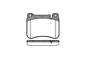 Klocki Hamulcowe Remsa 44205120 37506 Pad1473