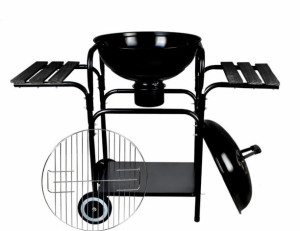 Grill Ogrodowy Z Półkami Na Kółkach Do Ogrodu Na Prezent