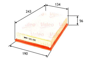 Filtr Powietrza Renault Valeo