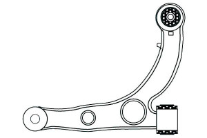 Wahacz Przód Prawy Fiat Ducato 06> 11 17 Citroen J