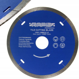 Tarcza Diamentowa Gładka 125x1,2x22,2 Rapid