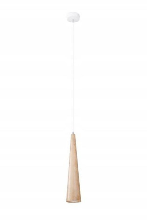 Industrialna Lampa wisząca SULA 1 naturalne drewno