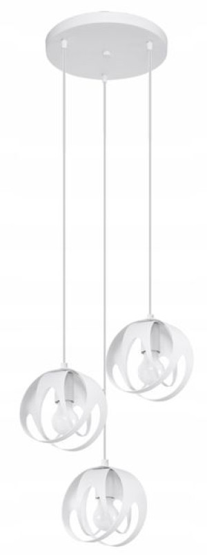 Lampa wisząca Sollux TULOS E27 biały SOLLUX