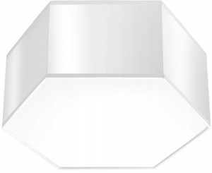 GEOMETRYCZNA Lampa Plafon SUNDE 13 biały SOLLUX