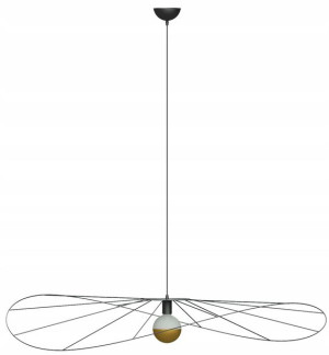 Nowoczesna lampa wisząca Eskola M stal czarny E27