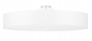 Lampa PLAFON SKALA 80 Biały Tkanina na Sufit LED