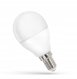 SOLLUX Żarówka LED kulka E-14 4000K ZIMNA 8W 620lm