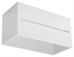 Lampa Plafon LOBO MAXI Biały Prostokąt LED SOLLUX