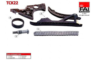 Zestaw Łańcucha Rozrządu Bmw Dohc 1 3 5 07- Fai Au