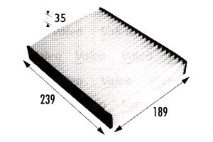 Filtr Kabiny Essential Ford Fiesta V Fusion 02- Va