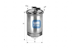 Filtr Paliwa Diesel Ufi