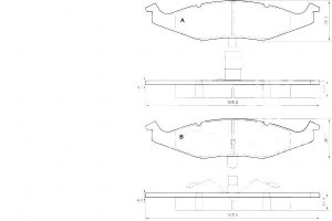Klocki Hamulcowe Chrysler Neon 94-99 A.b.s.
